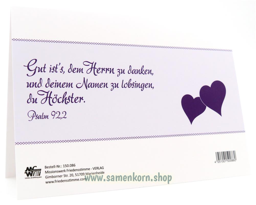 Doppelkarte FS "Zur Silberhochzeit"
