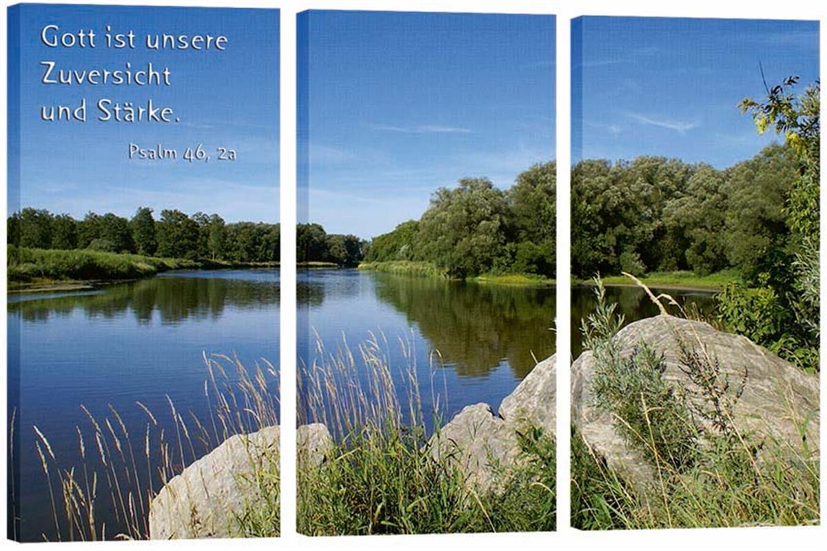 Bild "See und Felsen"