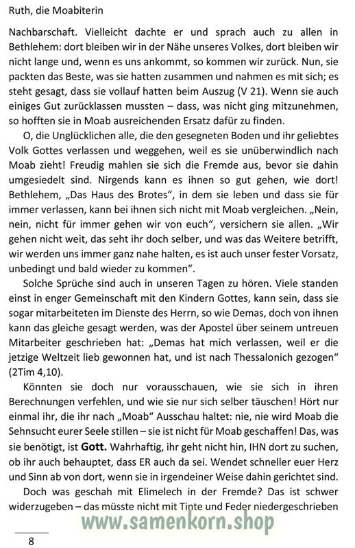 Ruth, die Moabiterin / Buch