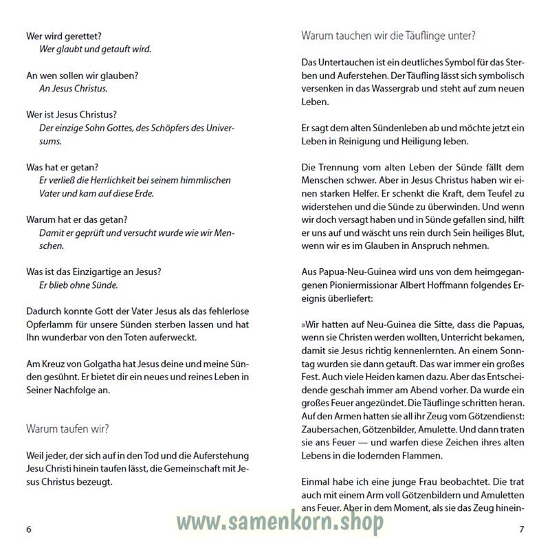 Taufe, Band 40  Reihe Orientierung / Heft
