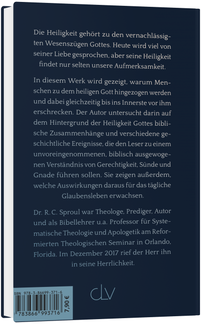 Die Heiligkeit Gottes / Buch