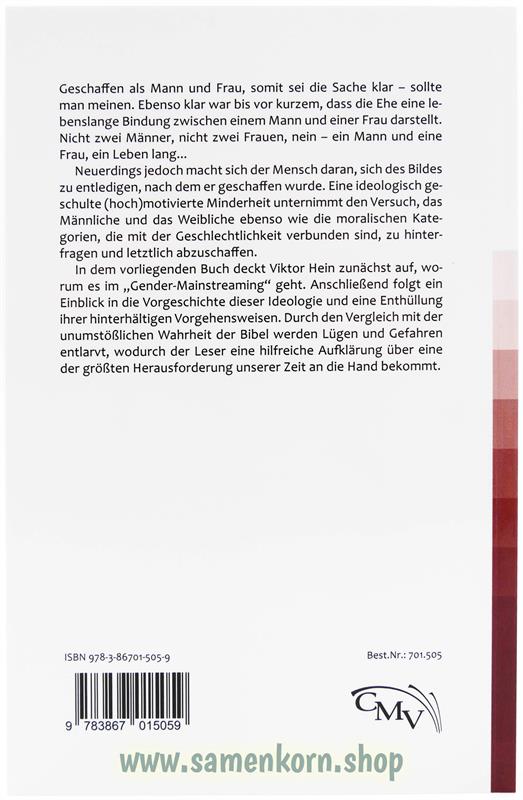 Geschaffen als Mann und Frau?! / Buch