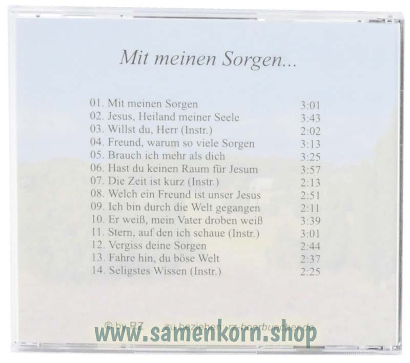 Mit meinen Sorgen...  / Gruppenlieder / CD