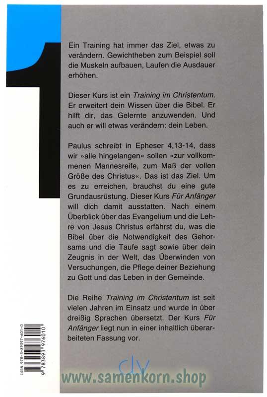Training im Christentum 1 / Buch