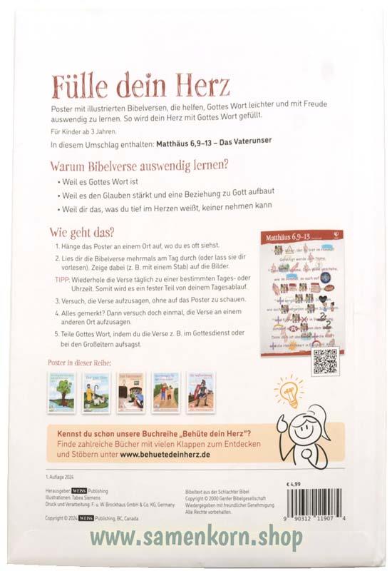Das Vaterunser - Matt. 6,9-13 / Poster