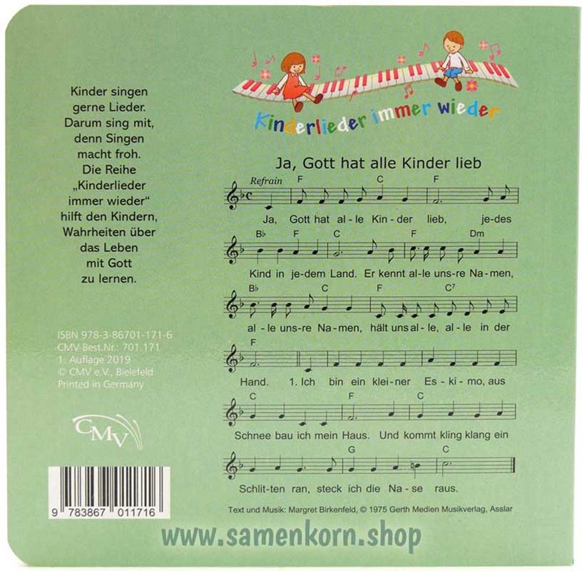 Ja, Gott hat alle Kinder lieb / Pappebuch