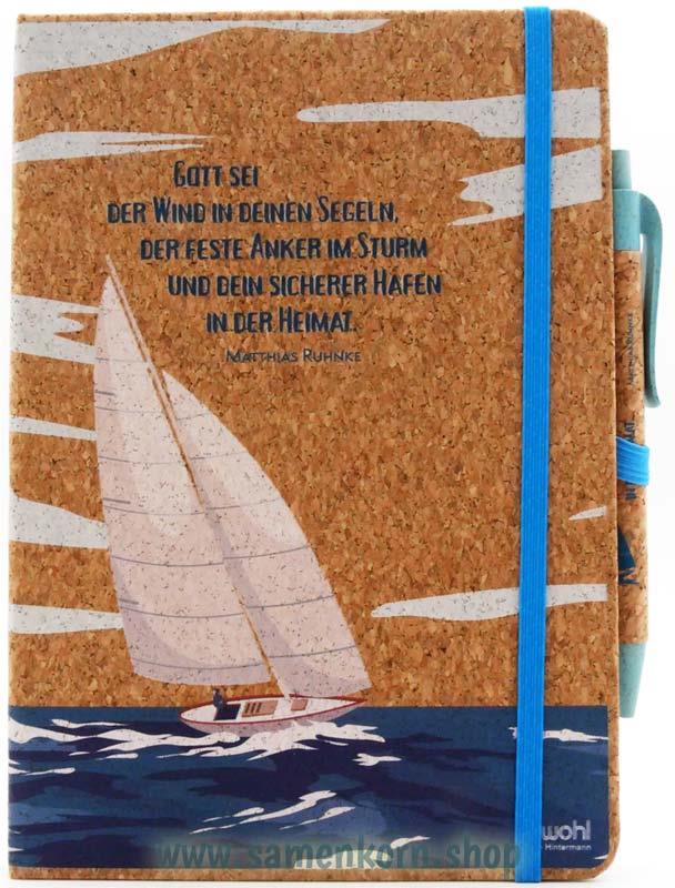 Notizbuch "Gott sei der Wind in deinen Segeln"