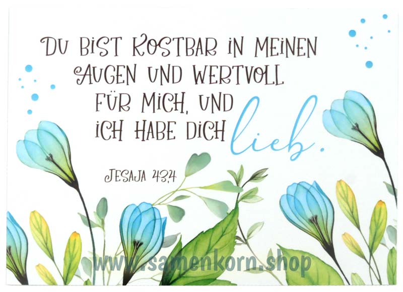 Postkartenbox "Herzliche Segenswünsche"