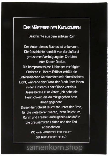Der Märtyrer der Katakomben / Buch