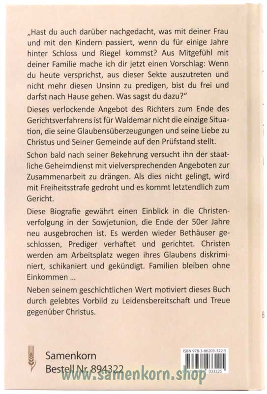 Der Glaubenskampf / Buch