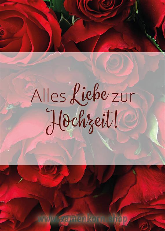 Alles Liebe zur Hochzeit