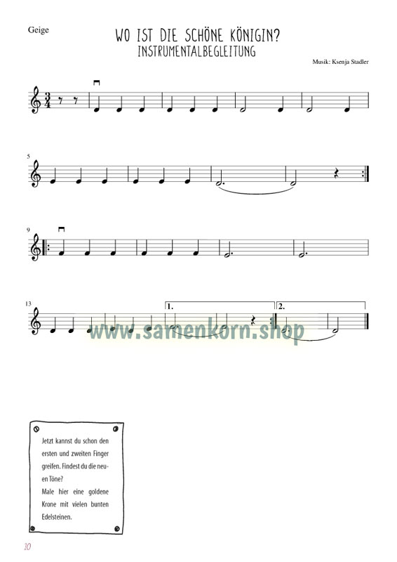Gemeinsam lernen - Gemeinsam musizieren, Heft Esther