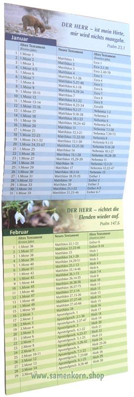 Ich hoffe auf dein Wort / Bibelleseplan