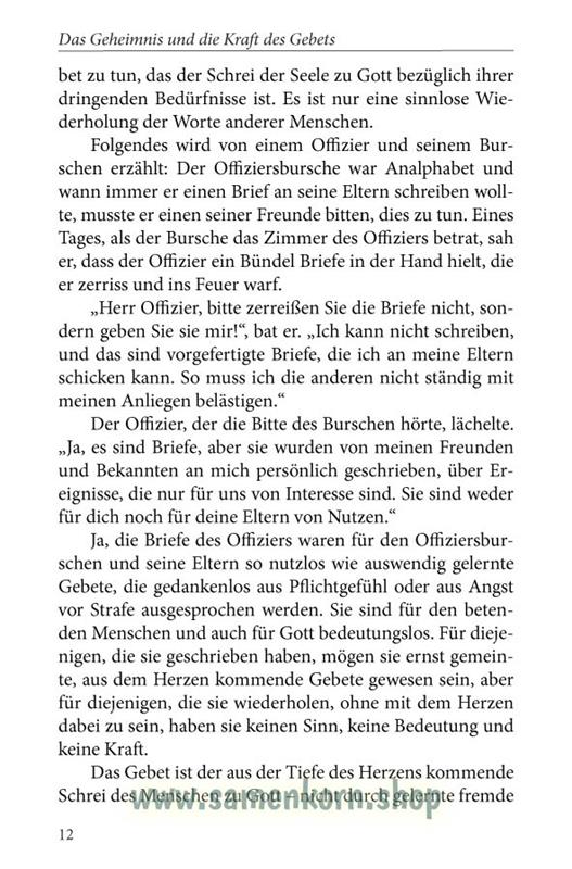 Das Geheimnis und die Kraft des Gebets / Buch