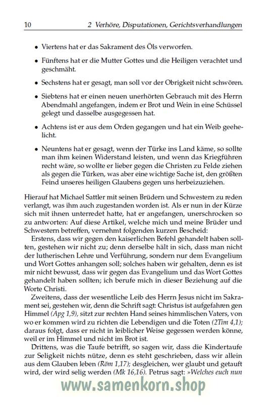 Sei getreu bis in den Tod / Buch