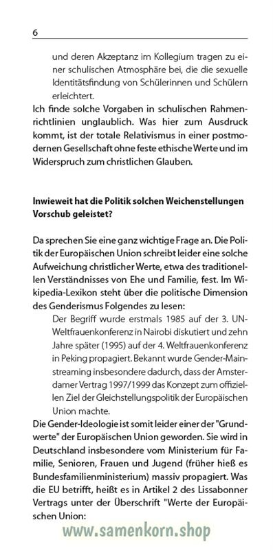 Genderismus, Band 24  Reihe Orientierung / Heft