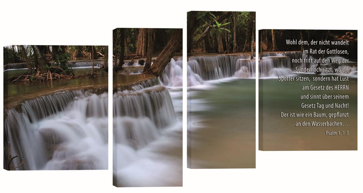 Bild "Wasserfall im Wald"
