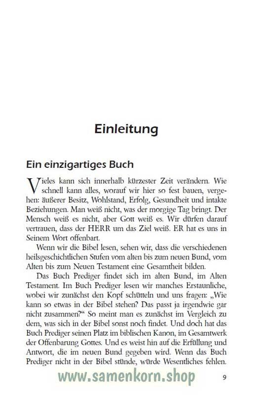 Prediger - Auslegung/Buch - L. Gassmann