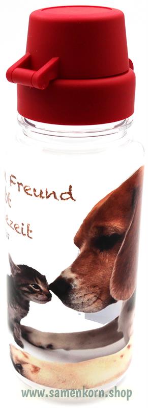 Trinkflasche "Freund" rot