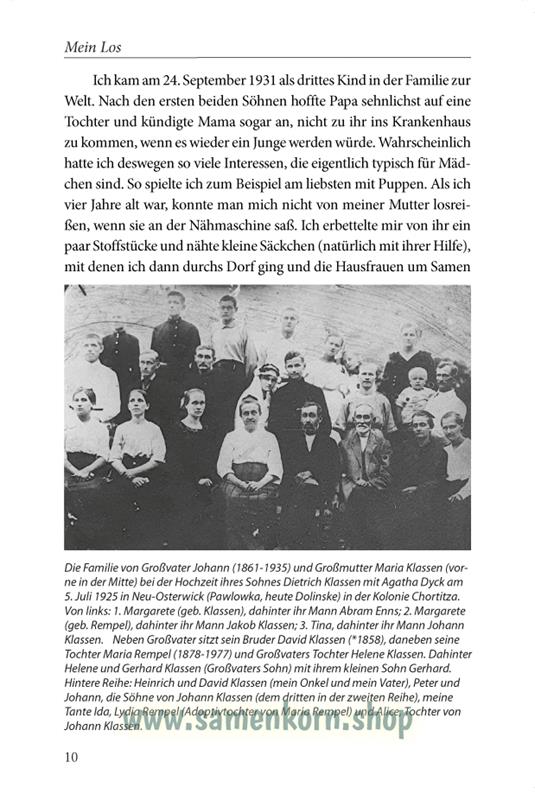 Mein Los / Buch