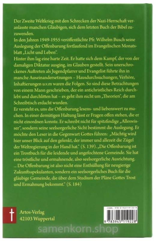 Auslegung der Offenbarung des Johannes / Buch