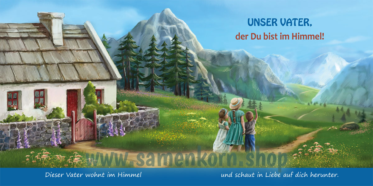 Unser Vater / Pappbuch (blau)