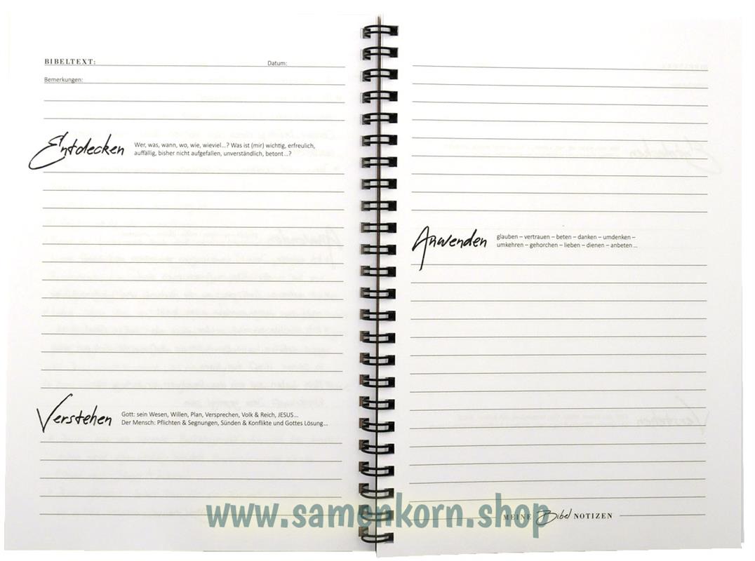 Meine BibelNotizen / Ringbuchausgabe