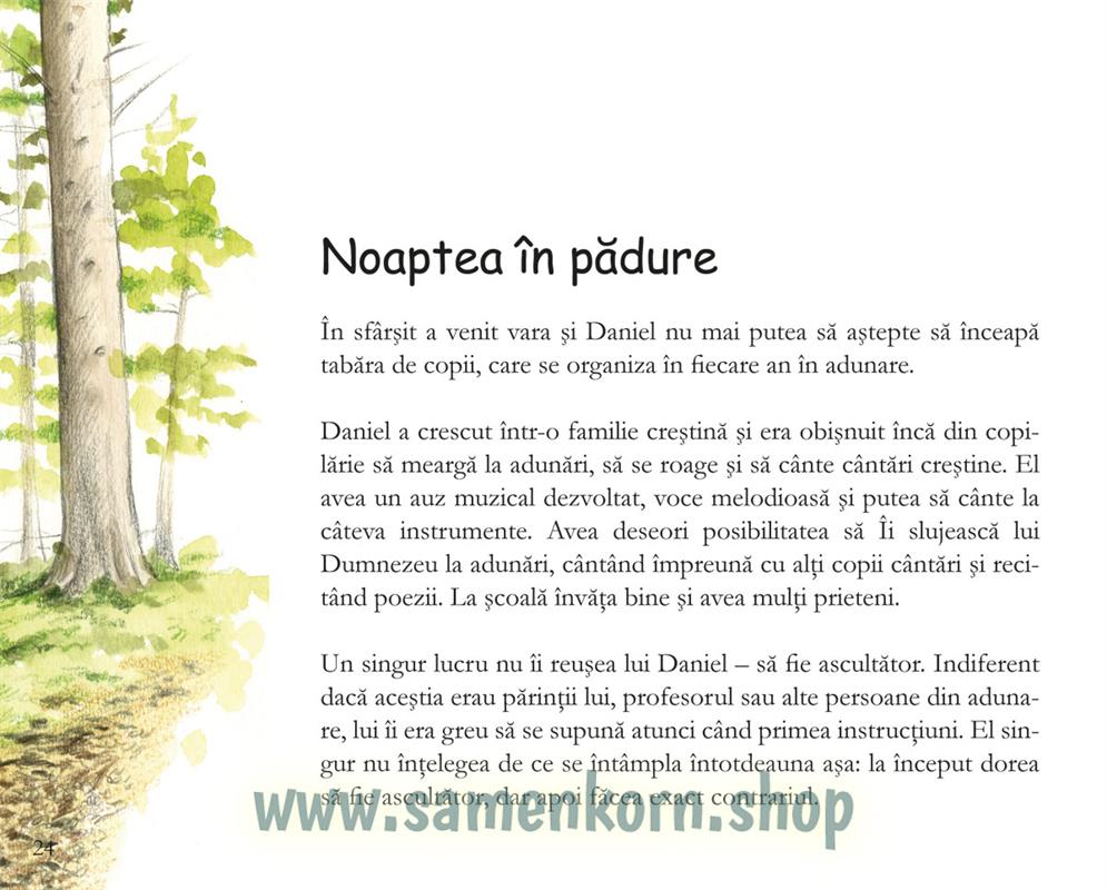 O noapte in padure (Die Nacht im Wald), rumänisch / Heft