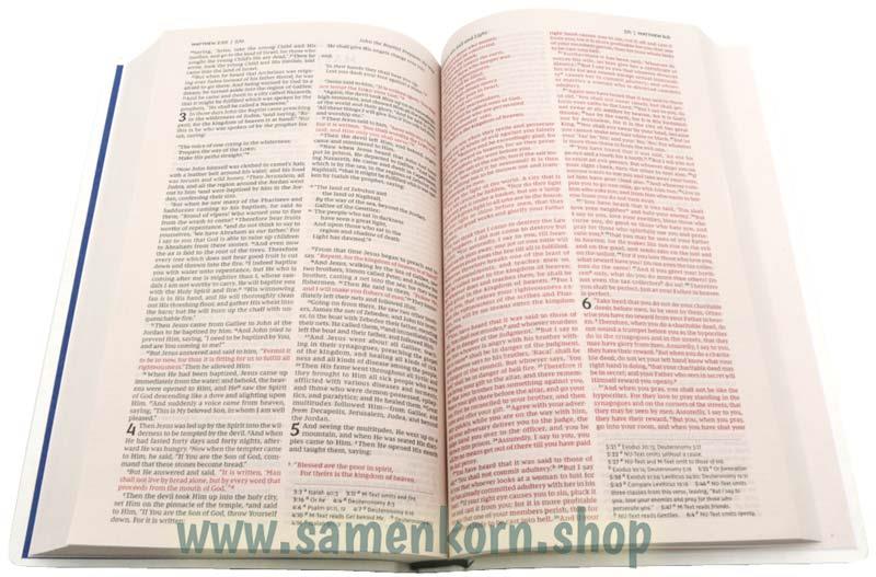 HOLY BIBLE NKJV, blau / Buch