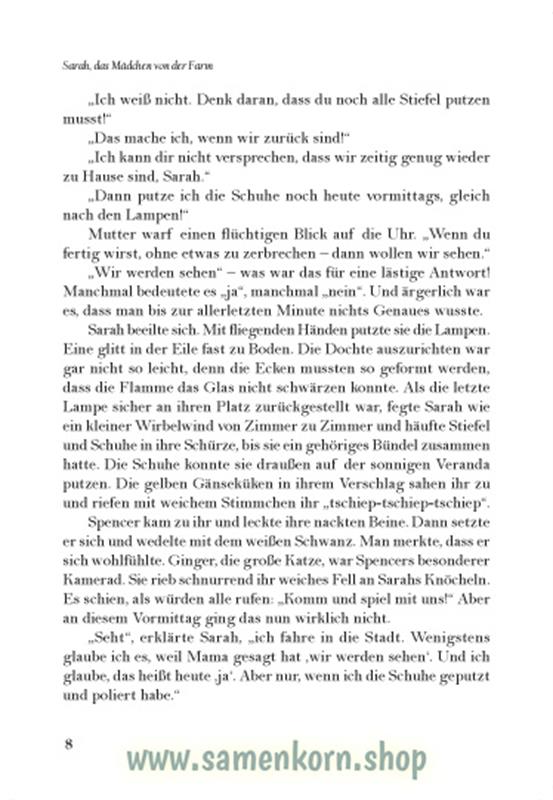 Sarah, das Mädchen von der Farm / Buch