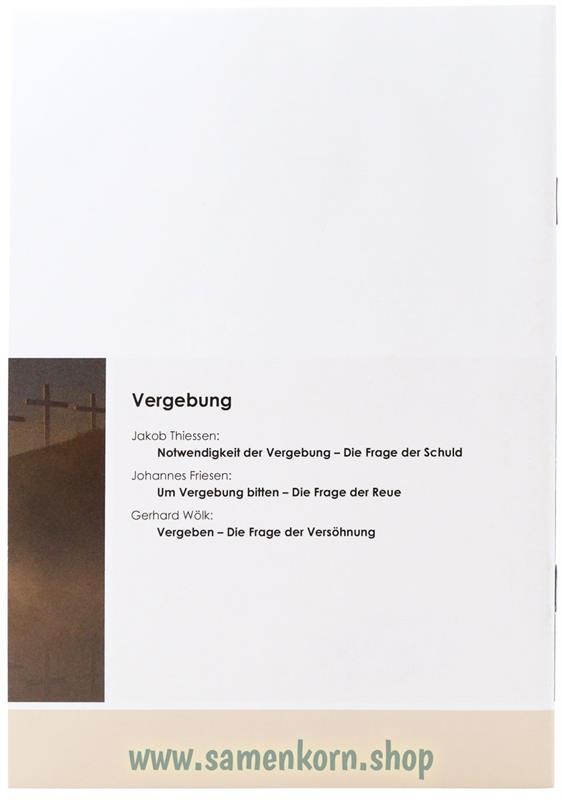Vergebung / Beiträge zur Kinderarbeit 8 / Heft