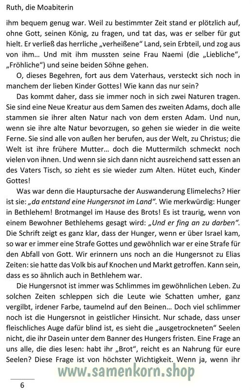 Ruth, die Moabiterin / Buch