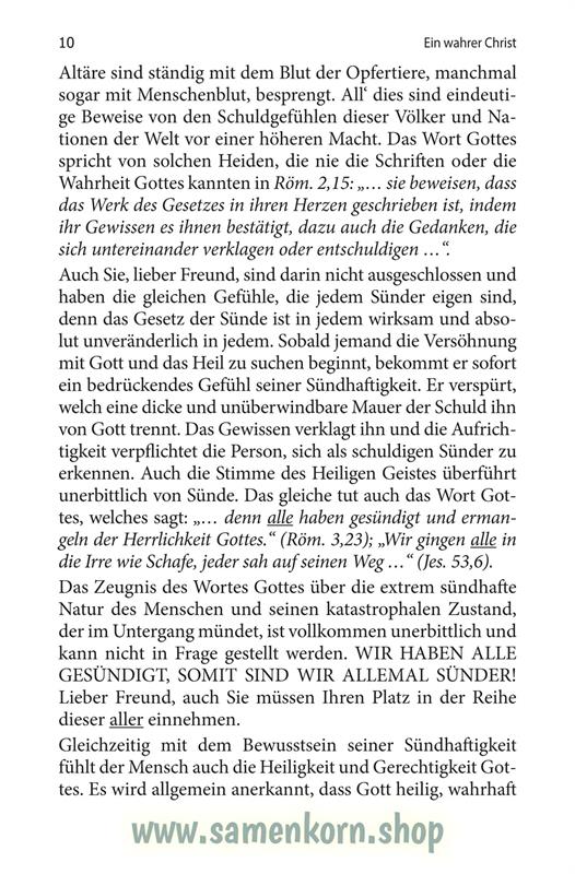 Ein wahrer Christ / Buch