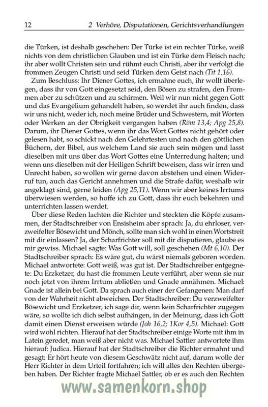 Sei getreu bis in den Tod / Buch