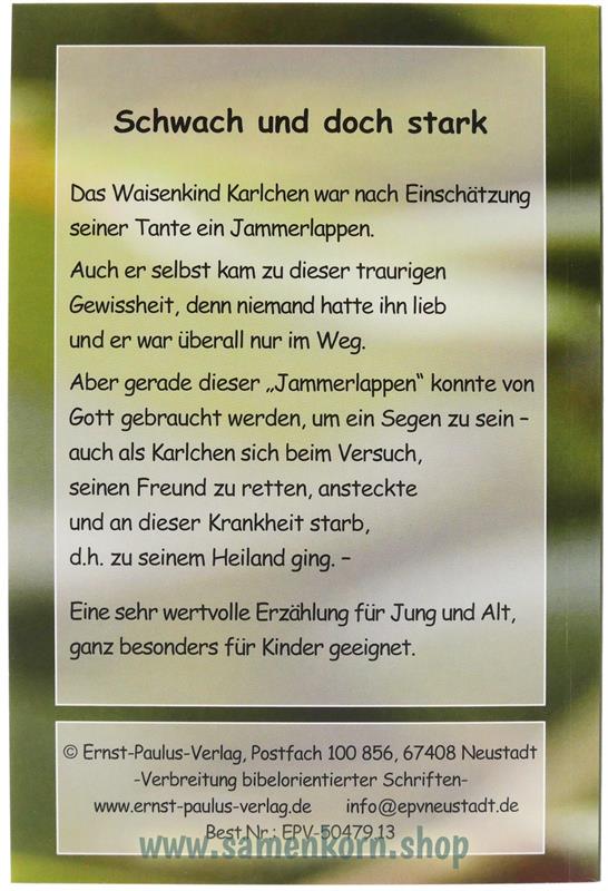 Schwach und doch stark / Buch