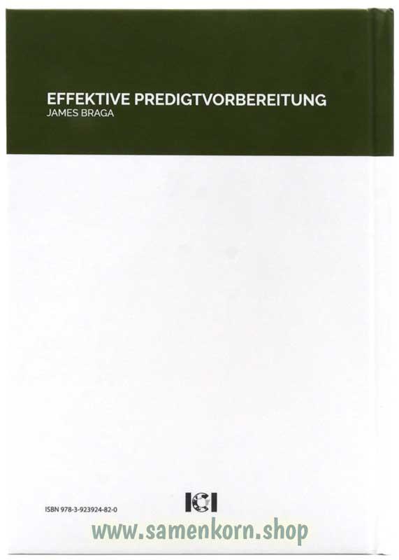 Effektive Predigtvorbereitung / Buch