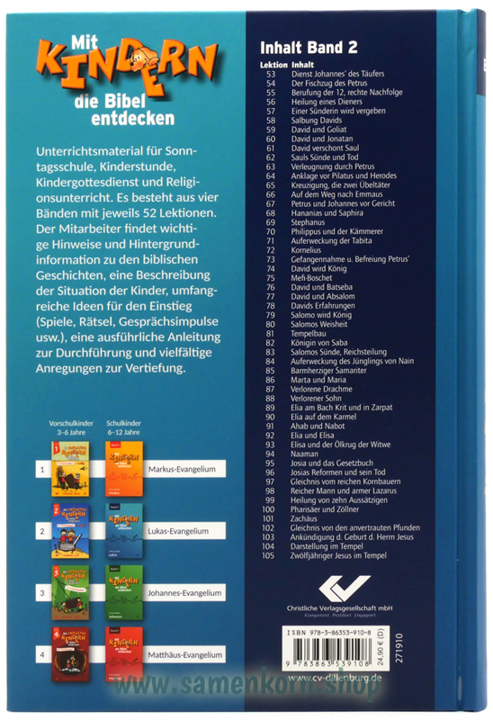 Mit Kindern die Bibel entdecken, Band 2 / Buch mit Online-Code