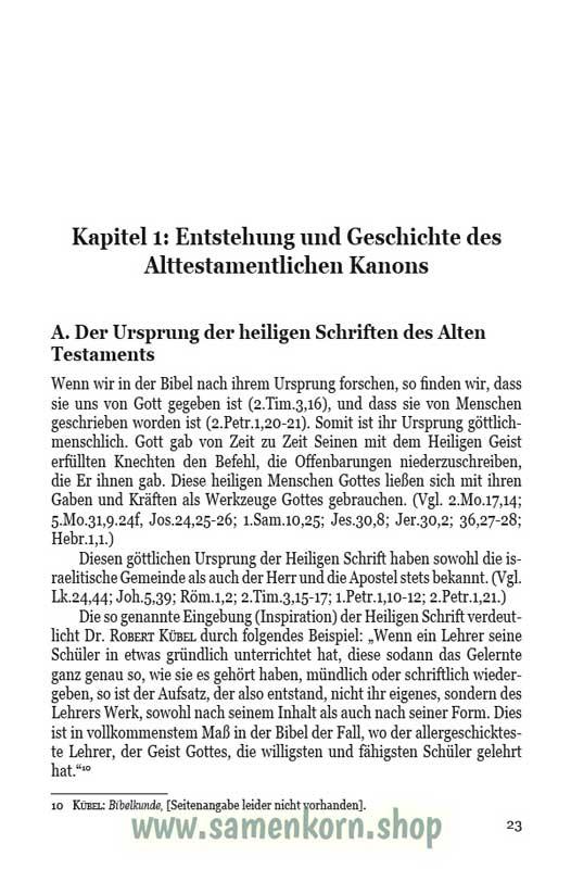 Kurzgefasste Einleitung in die Heiligen Schriften des ATs / Buch