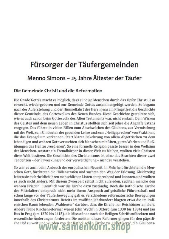 Die Schriften des Menno Simons /  Buch