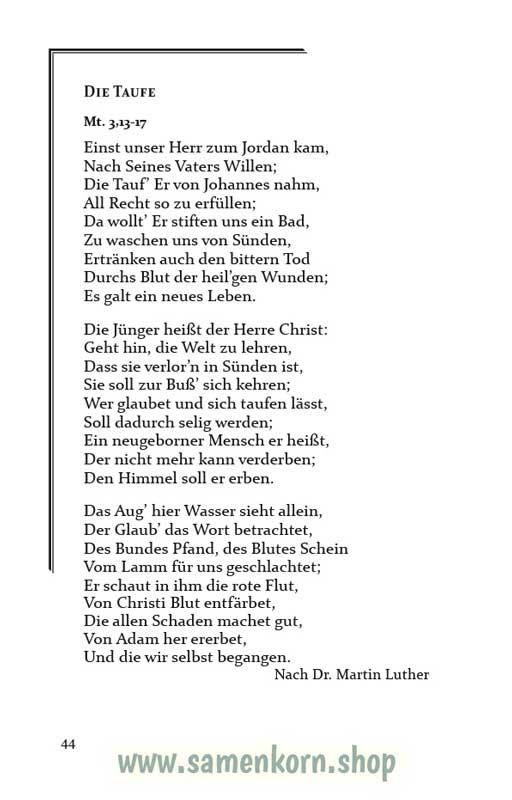 Das Leben Jesu / Gedichte / Buch