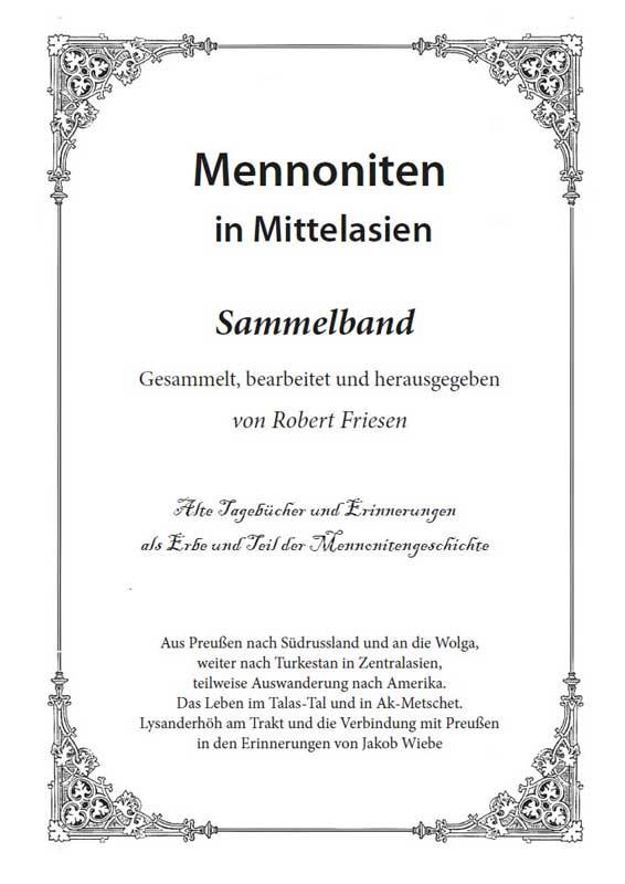 Mennoniten in Mittelasien / Buch