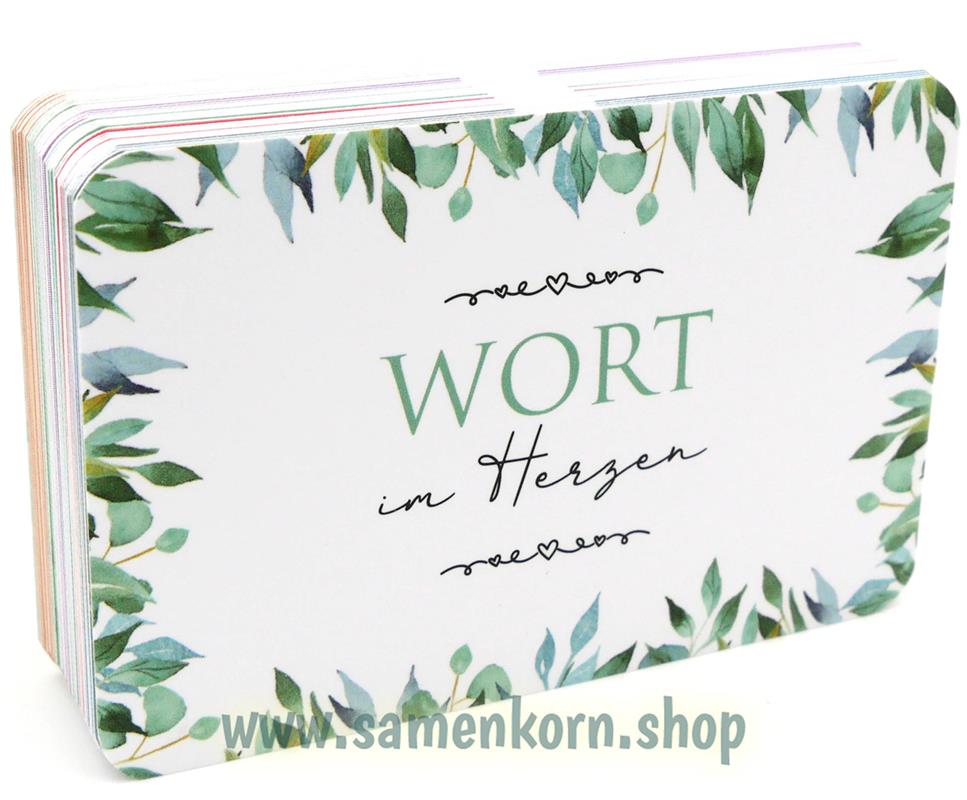Wort im Herzen / 48 Lernkarten mit Box