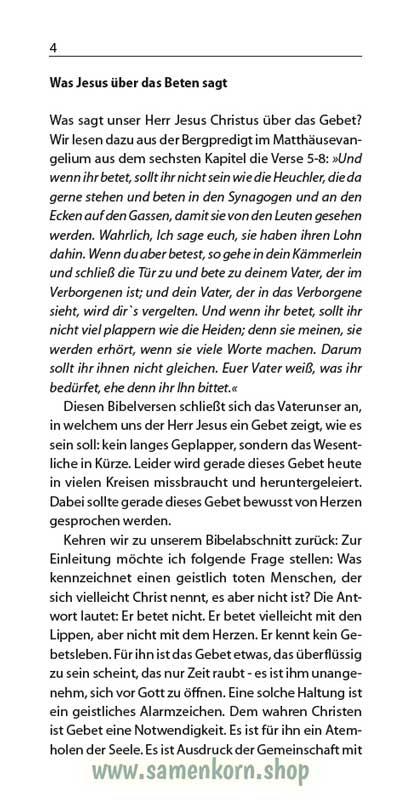 Beten, Band 20  Reihe Orientierung / Heft