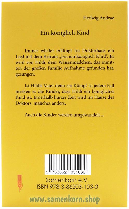 Ein königlich Kind / Buch