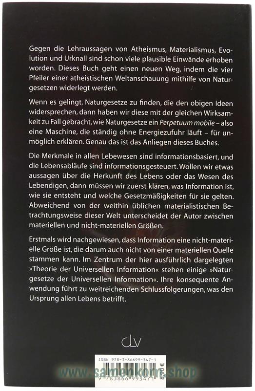 Information - Der Schlüssel zum Leben / Buch