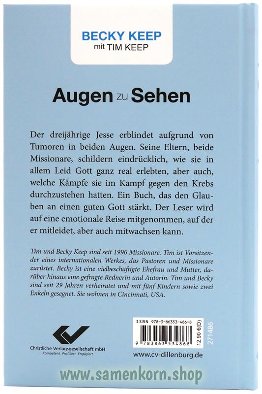 Augen zu sehen / Buch