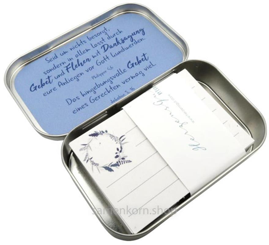 Prayerbox "Blauer Kranz - the blue one"