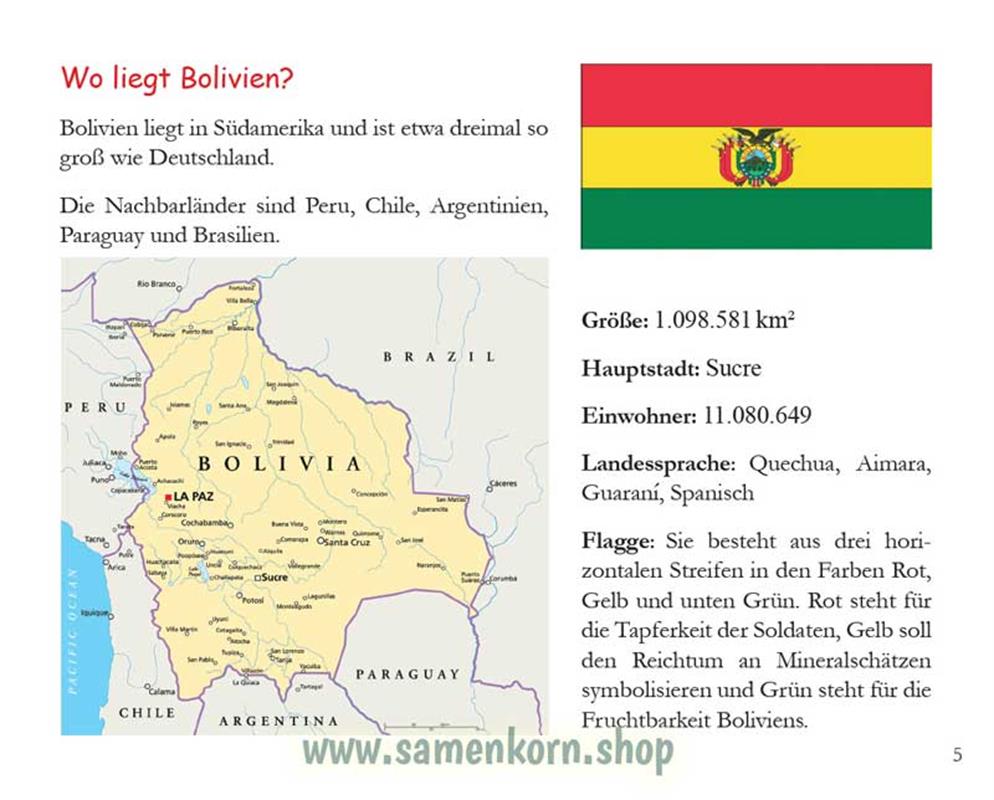 Ein liebender Vater - Kinder in Bolivien / Heft