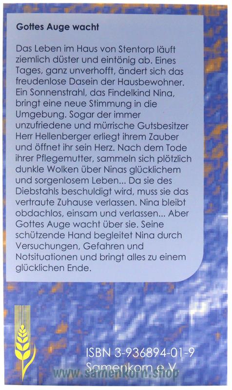Gottes Auge wacht / Buch