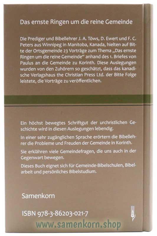 Das ernste Ringen um die reine Gemeinde / Buch